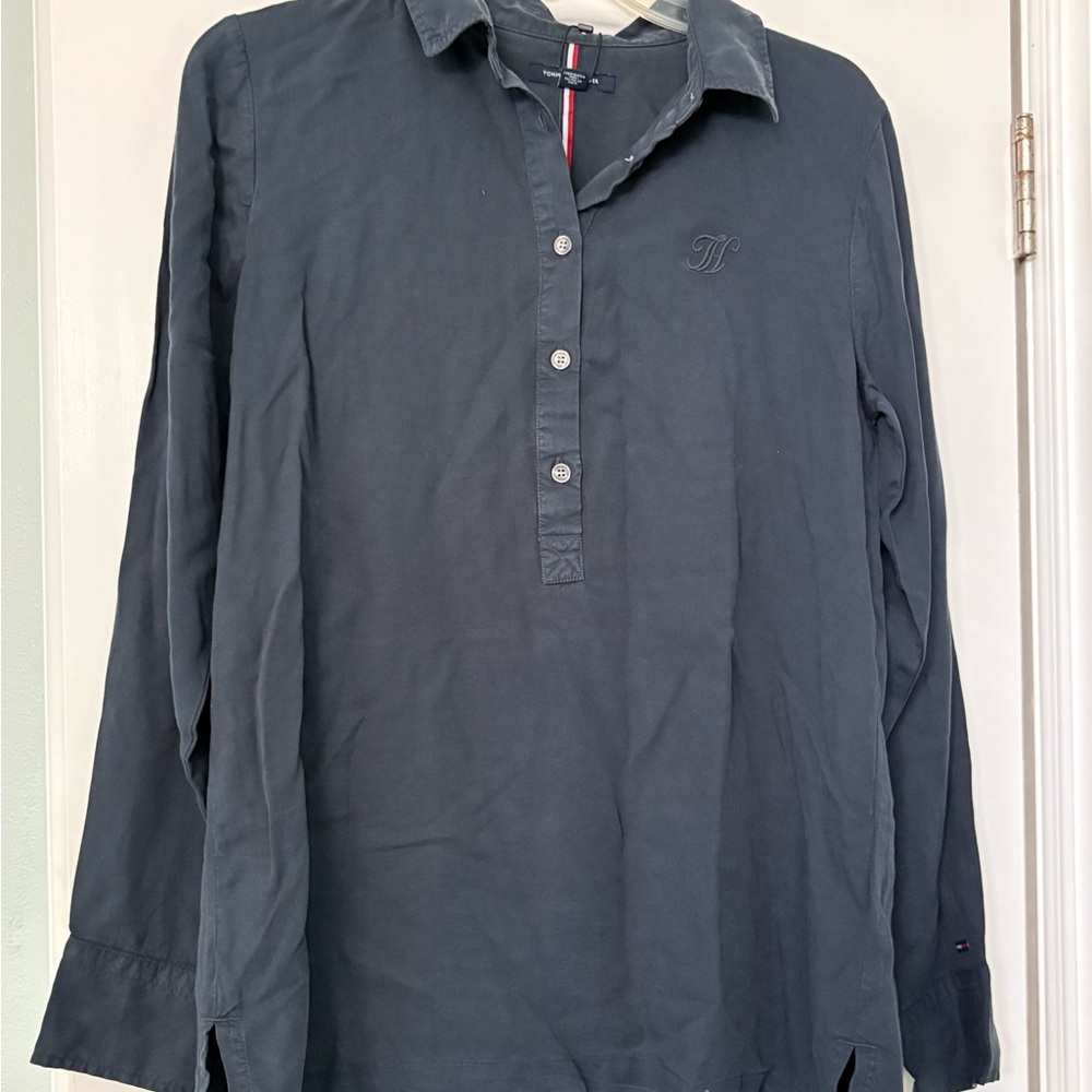 Tommy Hilfiger Blue Blouse Classic Fit